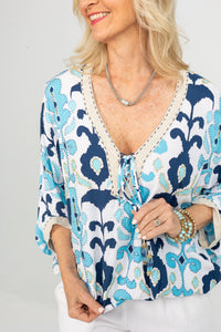 Aloha V Neck Blouse