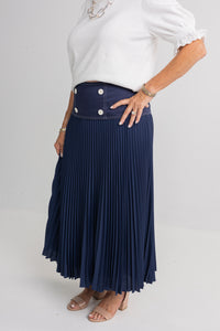 Evelyn Pleated Skirt