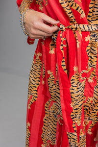 Kimono/Robe Tiger Print