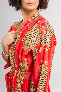 Kimono/Robe Tiger Print