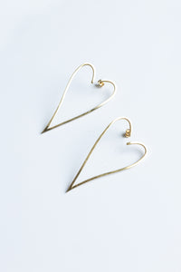 Oversized Heart Earrings