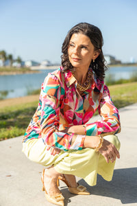 Vibrant Blossom Blouse