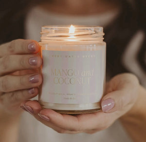 Mango + Coconut Soy Candle