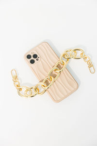 Golden Loop Phone Wristlet