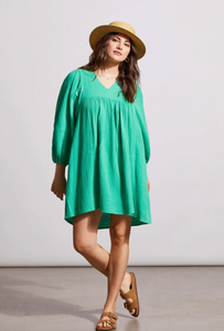 Day Dreamer Dress-Short and Gauzy with Puff Sleeves